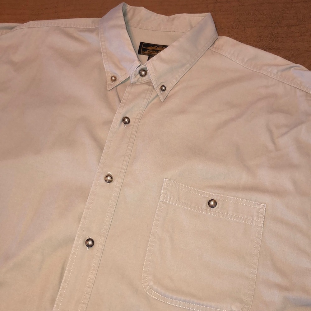 VTG EDDIE BAUER Button Down Camp Hiking Shirt XXL